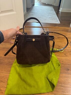 Tory Burch Romy Suede Bucket Bag
